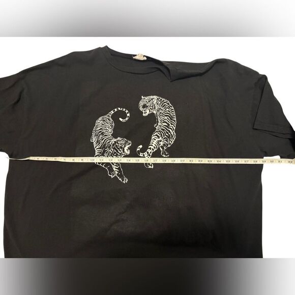 CHIC SOUL 2X WOMENS ROAR LOUDLY OVERSIZED TIGER BOYFRIEND TEE - Picture 9 of 10